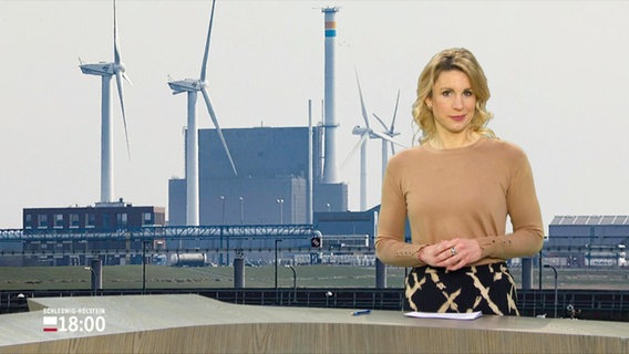 Eva Diederich moderiert das Schleswig-Holstein Magazin um 18 Uhr. © Screenshot 